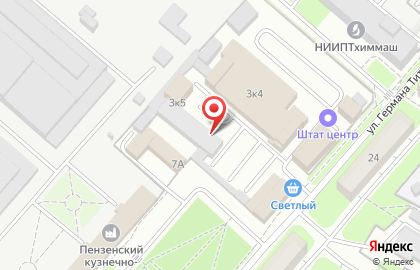 Производственно-торговая компания Промснабарматура на улице Германа Титова на карте