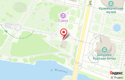 Ресторан быстрого обслуживания Остров на улице Попова на карте