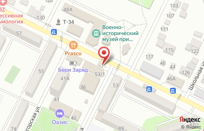 Киоск по продаже печатной продукции Союзпечать на улице 50 лет Октября на карте