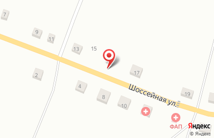 Продуктовый магазин Надежда на Шоссейной улице на карте