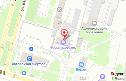 Россельхозбанк в Уфе на карте