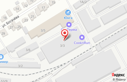 Компания Лидер-Текс на улице Богачева на карте