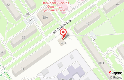 Продуктовый магазин в Нижнем Новгороде на карте