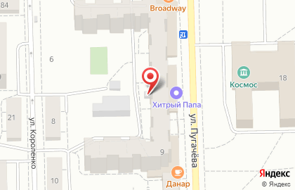 Бегемотик на Пугачева на карте