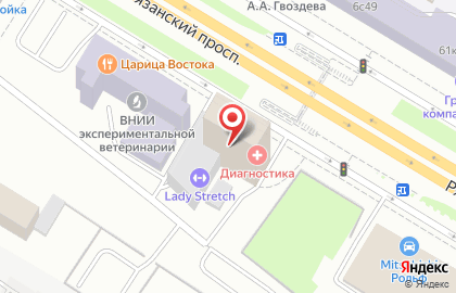 Страховая компания Согласие на Рязанском проспекте на карте