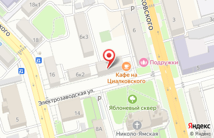 Шмель на улице Циолковского на карте