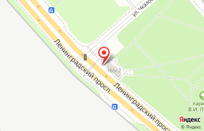 Киоск по продаже хлебобулочных изделий на Ленинградском проспекте на карте