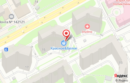 Магазин Красное & Белое в Москве на карте