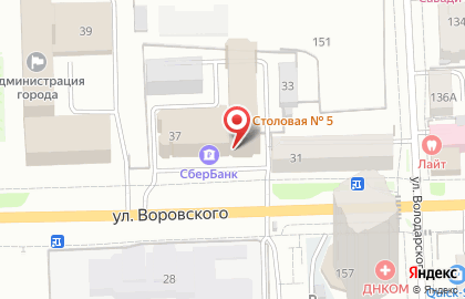 Столовая в Кирове на карте