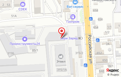 Торгово-сервисная компания в Прикубанском районе на карте