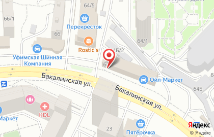 Компания УралСтрой на Бакалинской улице на карте