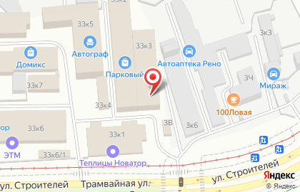 Оптово-розничный супермаркет электротоваров ЭлектроМастер в Дзержинском районе на карте