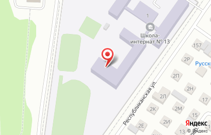 Екатеринбургская школа-интернат №13 на карте
