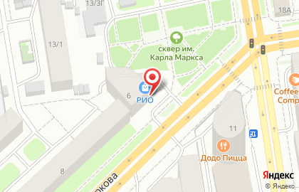Торговый центр Рио в Якутске на карте
