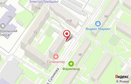 Сулимовский на карте