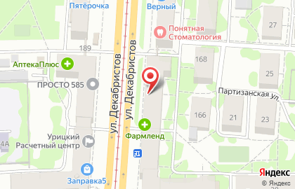 Салон оптики LooK на улице Декабристов на карте