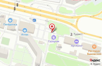 АЗС Газпром на Московском проспекте, 156в на карте