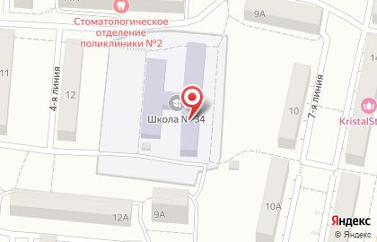 Средняя общеобразовательная школа №34 муниципальное автономное образовательное учреждение в Челябинске на карте