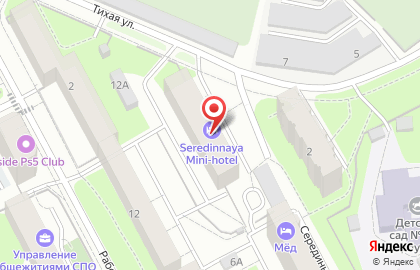 Гостиница в Перми на карте