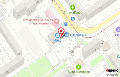 ООО КСС на Клинической улице на карте