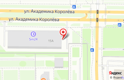 Торгово-сервисная компания КолесоСити на улице Академика Королёва на карте