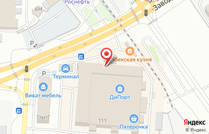 Ателье Модистка на Заводском шоссе на карте