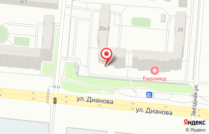 Альфа-Мед в Кировском районе на карте