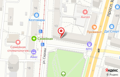 Ювелирный салон Кристалл в Ленинском районе на карте