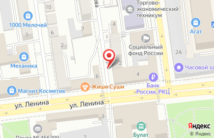 Екатеринбургский филиал АК Барс банк в Златоусте на карте