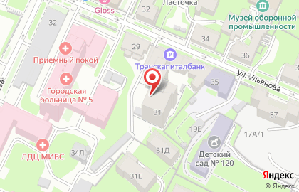 Нижегородский филиал Банкомат, Транскапиталбанк на карте