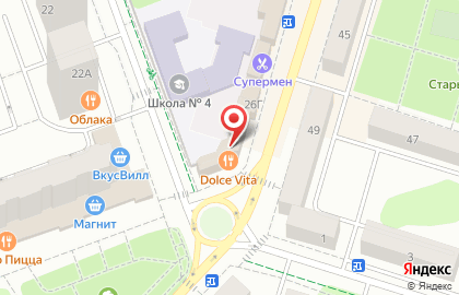 Ресторан Dolce Vita на улице Гагарина на карте