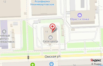 Туристическая компания ТРАНСАЭРО ТУР в Ханты-Мансийске на карте