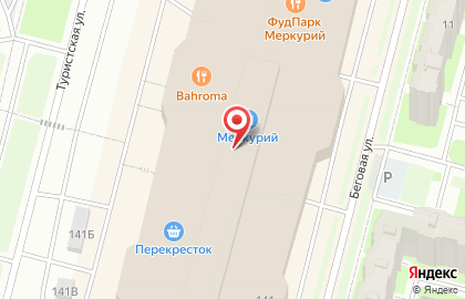 Терминал МТС банк в Приморском районе на карте