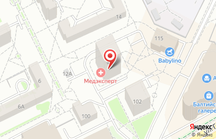 Семейная клиника Медэксперт в Ленинградском районе на карте