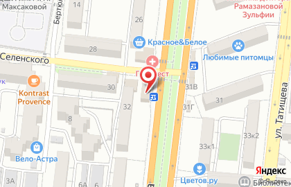 Совкомбанк в Астрахани на карте
