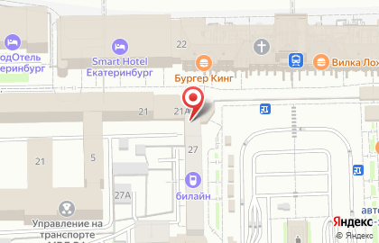 Сеть салонов экспресс-обслуживания Билайн на улице Челюскинцев на карте