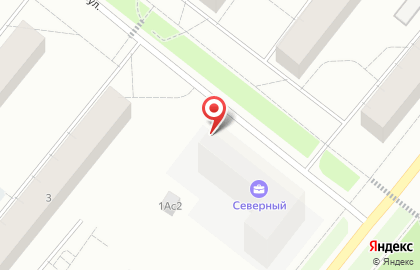 Автостоянка на Северной, 3а на карте