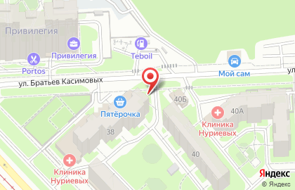Киоск по продаже питьевой воды Раифский источник на улице Братьев Касимовых на карте