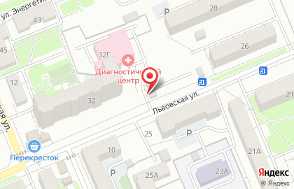 Автостоянка в Красноярске на карте