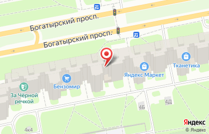 Магазин товаров для здоровья Доброта.ру на Богатырском проспекте на карте