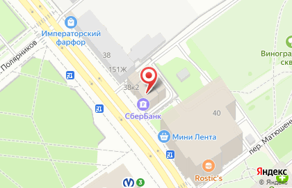 Бар SПБ на метро Ломоносовская на карте