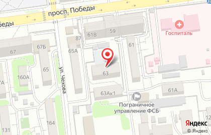 Пограничное управление ФСБ России по Сахалинской области Морская инспекция в Южно-Сахалинске на карте