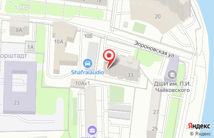 Частное охранное предприятие НИКА- регион на Эпроновской улице на карте