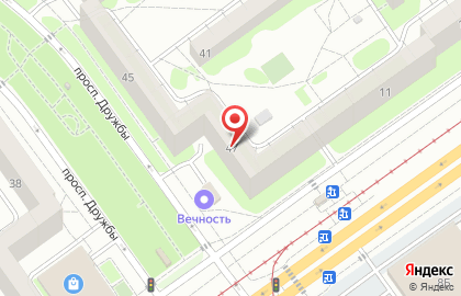 Магазин мёда на проспекте Дружбы на карте