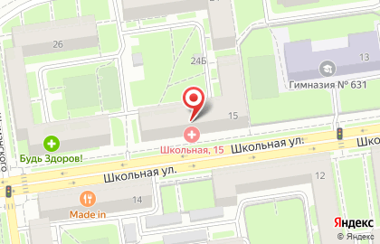 Гомеопатический центр Доктора Лазаревой в Приморском районе на карте