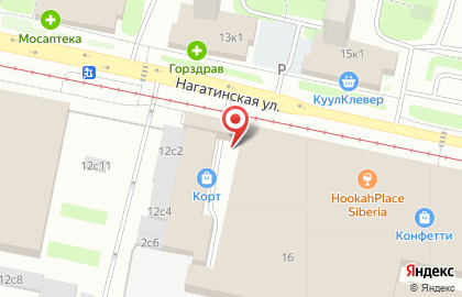 Магазин мяса ФизАк на Нагатинской улице на карте