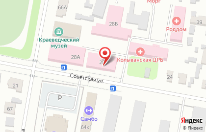 Колыванская районная поликлиника на карте