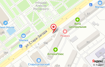 Киоск по продаже печатной продукции Роспечать на улице Стара Загора, 59/4 киоск на карте