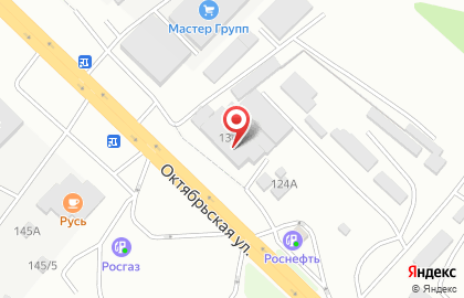 Компания Стройсервис на Октябрьской улице на карте