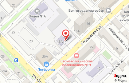 Детский сад №19 в Ворошиловском районе на карте